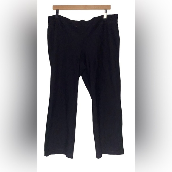 Eileen Fisher Crop Pants Women L Career Office Wear Basic‎ Closet Essentials - Picture 2 of 6